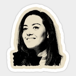 Aubrey Plaza Sticker